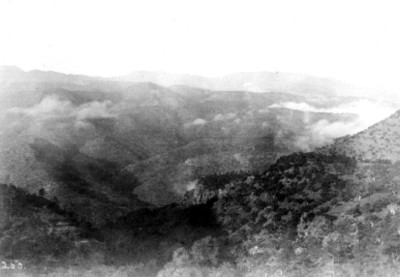 Vista de la Sierra Madre, panorámica