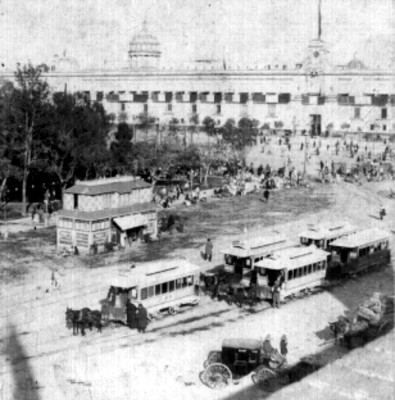 "Plaza de Armas, México", estereoscópica