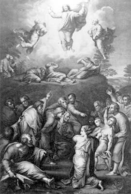 La Transformación, realizada por Rafael Sanzio, reprografía