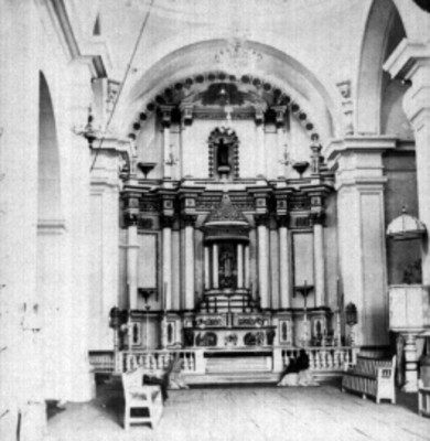 Parroquia de "Sombrerete", estereoscópica