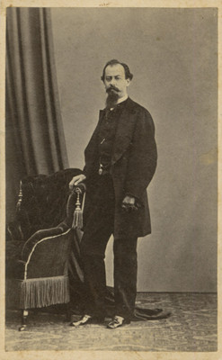 "Miguel Miramón", retrato, tarjeta de visita