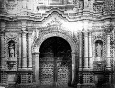 Portada de la Iglesia de San Francisco, Acatepec