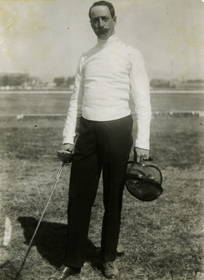Rafael de Arriaga, esgrimista, retrato