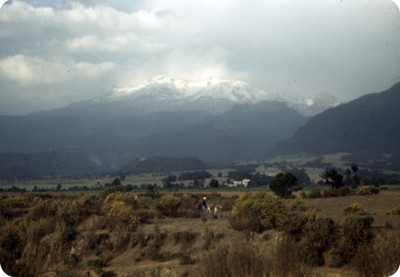 Iztaccihuatl, visto desde la carretera a Cuautla