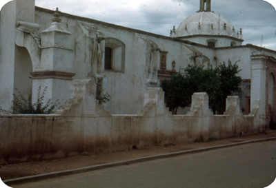 Arquitectura religiosa del Templo del Hospitalito, vista parcial