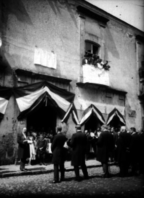 Ceremonia conmemorativa en la casa donde vivió Andrés Quintana Roo y Leona Vicario