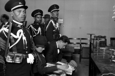 José de León Toral y Concepción Acevedo de la Llata durantre el juicio