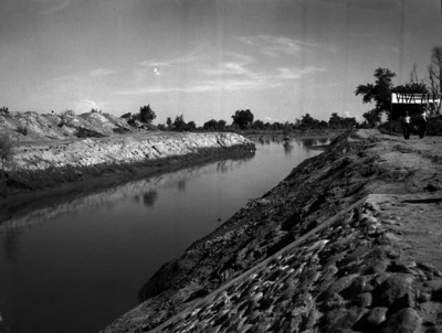 Canal de riego en Sinaloa
