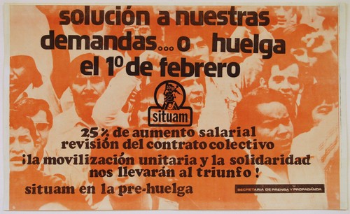 Solución a nuestras demandas… o huelga.