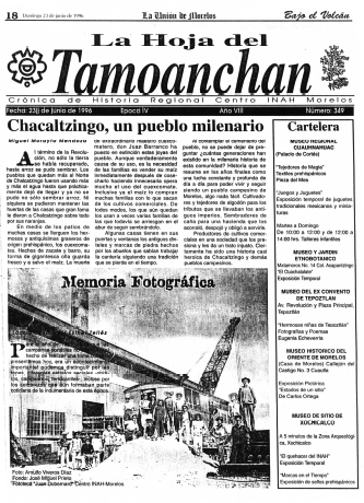 Tamoanchan. 1996-06-23 (1996)