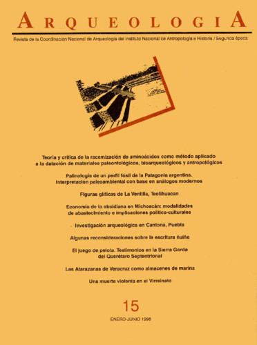 Arqueología Núm. 15 (1996) Segunda época