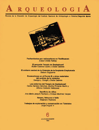 Arqueología Núm. 6 (1991) Segunda época