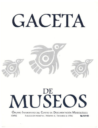 Gaceta de Museos Num. 4 (1996)