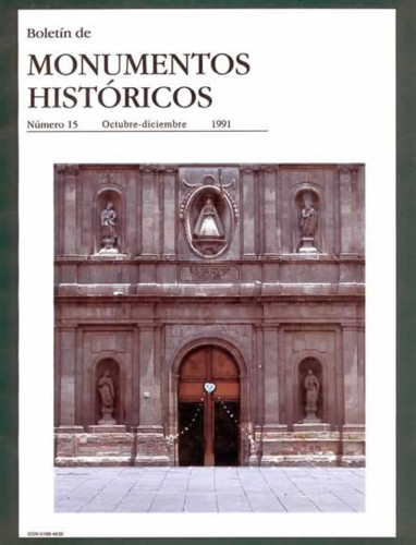 Boletín de Monumentos Históricos Núm. 15 (1991) (Segunda Época)