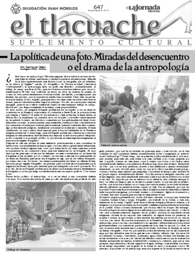 El Tlacuache Núm. 647 (2014)