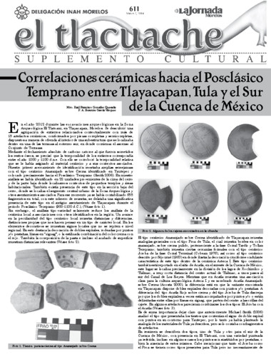 El Tlacuache Núm. 611 (2014)