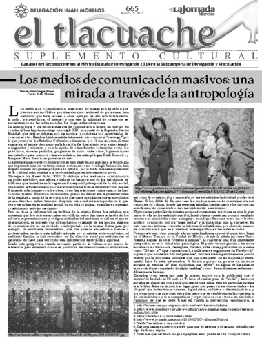 El Tlacuache Núm. 665 (2015)