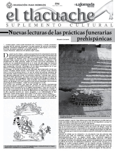 El Tlacuache Núm. 594 (2013)