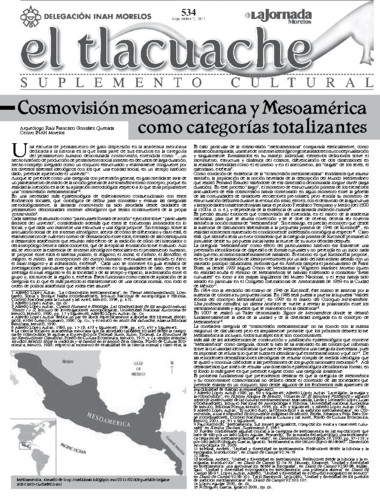 El Tlacuache Núm. 534 (2012)
