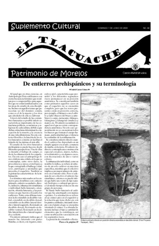El Tlacuache Núm. 88 (2003)