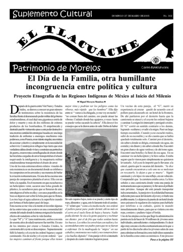 El Tlacuache Núm. 162 (2005)