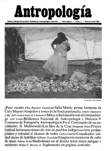 Antropología Núm. 2 (1985) Actividades del INAH