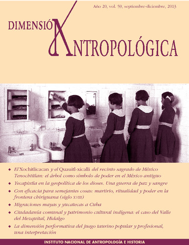Dimensión Antropológica Vol. 59 (2013)