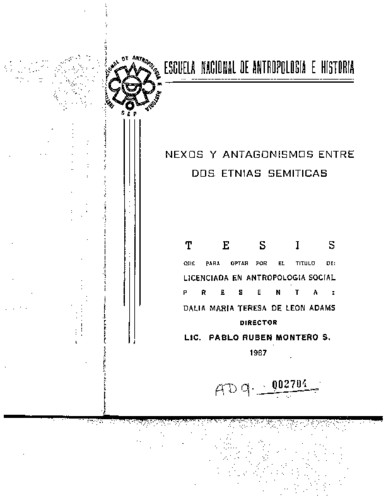 Nexos y antagonismos entre dos etnias semíticas