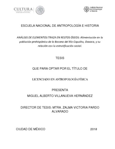 Análisis de elementos traza en restos óseos