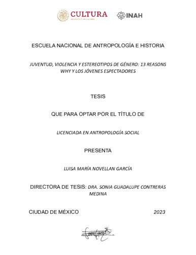 Juventud, violencia y estereotipos de género