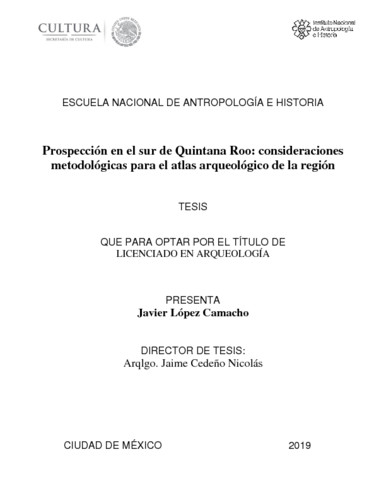 Prospección en el sur de Quintana Roo