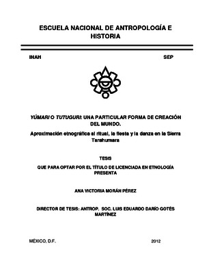Yúmari o tutuguri: una particular forma de creación del mundo